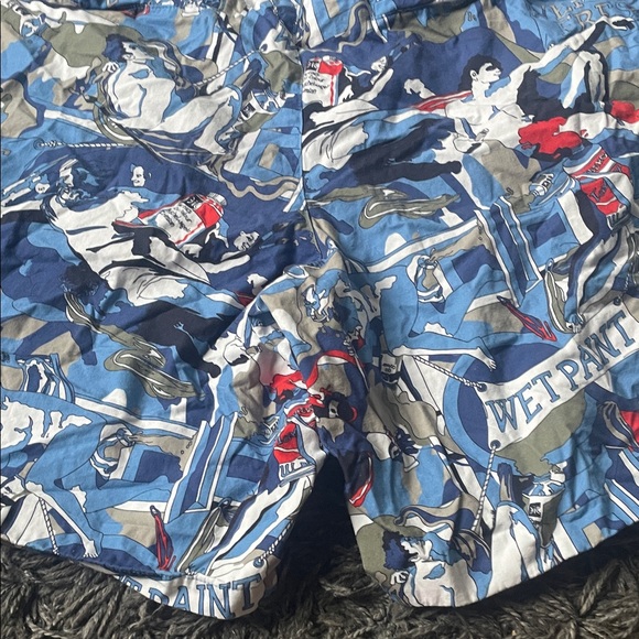 Iceberg Blue and Red 2 Piece set shirt and shorts size XL - Picture 15 of 15